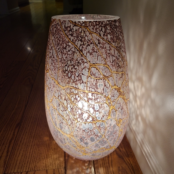 Decorative glass lamp with dimmer - Picture 6 of 10